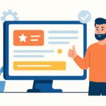 Illustration montrant une meilleure expérience utilisateur grâce à l'optimisation de la vitesse et de l'ergonomie du site web