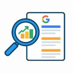 Illustration représentant l'amélioration de la visibilité sur Google grâce à une optimisation SEO avancée